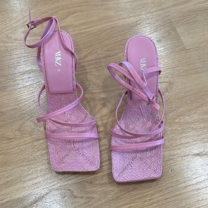 Zara pink heels
